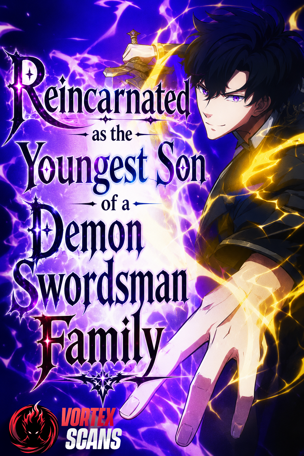 Reincarnated as the Youngest Son of a Demon Swordsman Family Cover